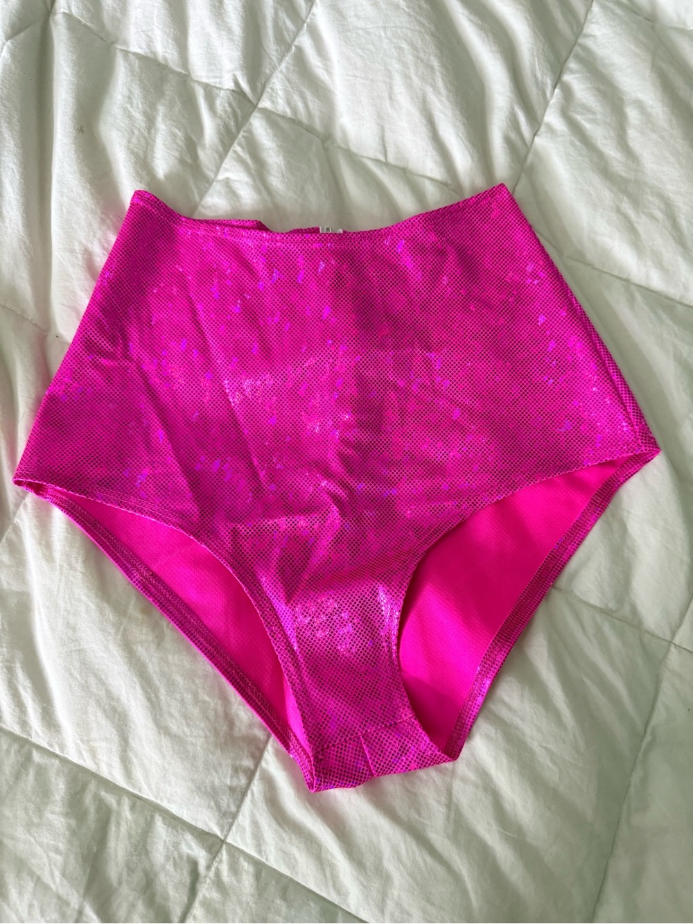 J Valentine High-Waist Shimmer Women’s Rave Bottoms
